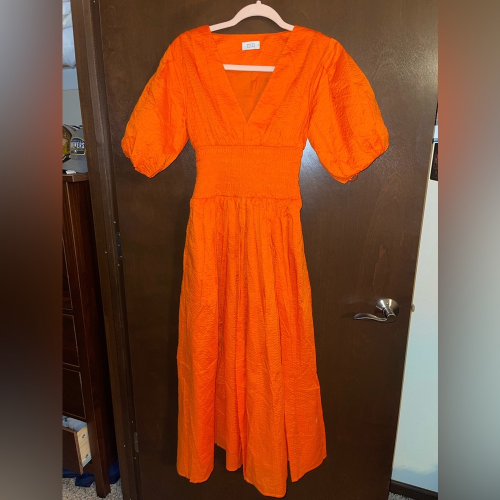 AYR Orange Maxi Dress